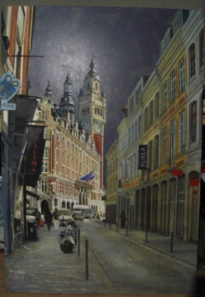 PANIER - Lille, 130cm x 89cm, 2011, acrylique et huile sur toile PANIER - Lille, 130cm x 89cm, 2011, acrylique et huile sur toile