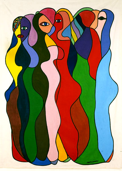 PEDRO UHART - American women-(série Amazones)- PEDRO UHART - American women-(série Amazones)-