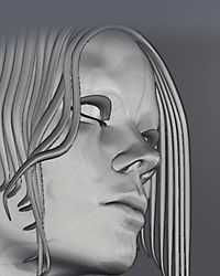 CHRISTIAN LEPINEY - tete_b3 - 12/02/2006 - image de synthèse 3d - modelage virtuel CHRISTIAN LEPINEY - tete_b3 - 12/02/2006 - image de synthèse 3d - modelage virtuel