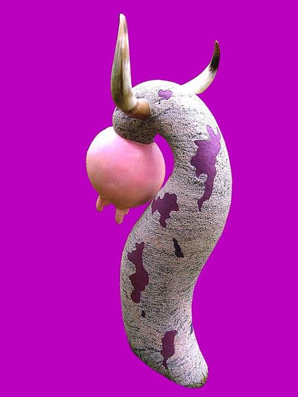Didier POISSON - PSYCHAMILKA, H.0.93m l. 0.35m L. 0.43m, 29/10/2005, sculpture Didier POISSON - PSYCHAMILKA, H.0.93m l. 0.35m L. 0.43m, 29/10/2005, sculpture