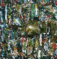 KARINE LANGEVIN - Totem, 30 x 30 cm, 2006, Acrylique et techniques mixtes KARINE LANGEVIN - Totem, 30 x 30 cm, 2006, Acrylique et techniques mixtes