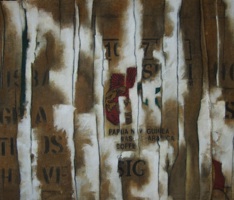 ANNICK BLANCHARD - Papouasie, 100 x 117 cm, 2007, Huile sur toile ANNICK BLANCHARD - Papouasie, 100 x 117 cm, 2007, Huile sur toile