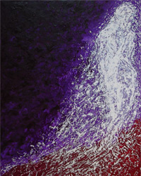 Manuela LUCHTMEIJER - Walking on the Dark Side / 116x91 cm / 2006 / huile sur toile Manuela LUCHTMEIJER - Walking on the Dark Side / 116x91 cm / 2006 / huile sur toile