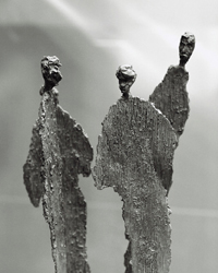 Denis PEREZ - silhouettes ht 20-30 cm ann?e 2006 bronze Denis PEREZ - silhouettes ht 20-30 cm ann?e 2006 bronze