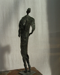 Denis PEREZ - drap? ht 40 cm ann?e 2007 bronze Denis PEREZ - drap? ht 40 cm ann?e 2007 bronze