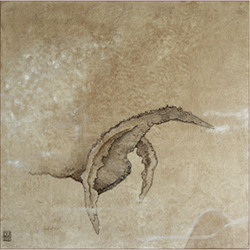 Pierre DUBOIS - le sniffeur de rêves 70x70 2006 pigments purs/médium acrylique sur toile Pierre DUBOIS - le sniffeur de rêves 70x70 2006 pigments purs/médium acrylique sur toile