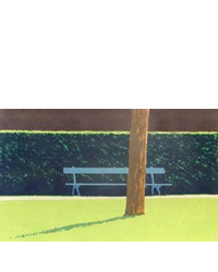 Peter HOPKER - Banc (1999) ,29 x 18 cm, sérigraphie sur papier Fabriano, ed. 45 Peter HOPKER - Banc (1999) ,29 x 18 cm, sérigraphie sur papier Fabriano, ed. 45