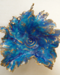 Jessie BENSIMON - Lagon, 28/28/12cm., 2000, c?ramique Jessie BENSIMON - Lagon, 28/28/12cm., 2000, c?ramique
