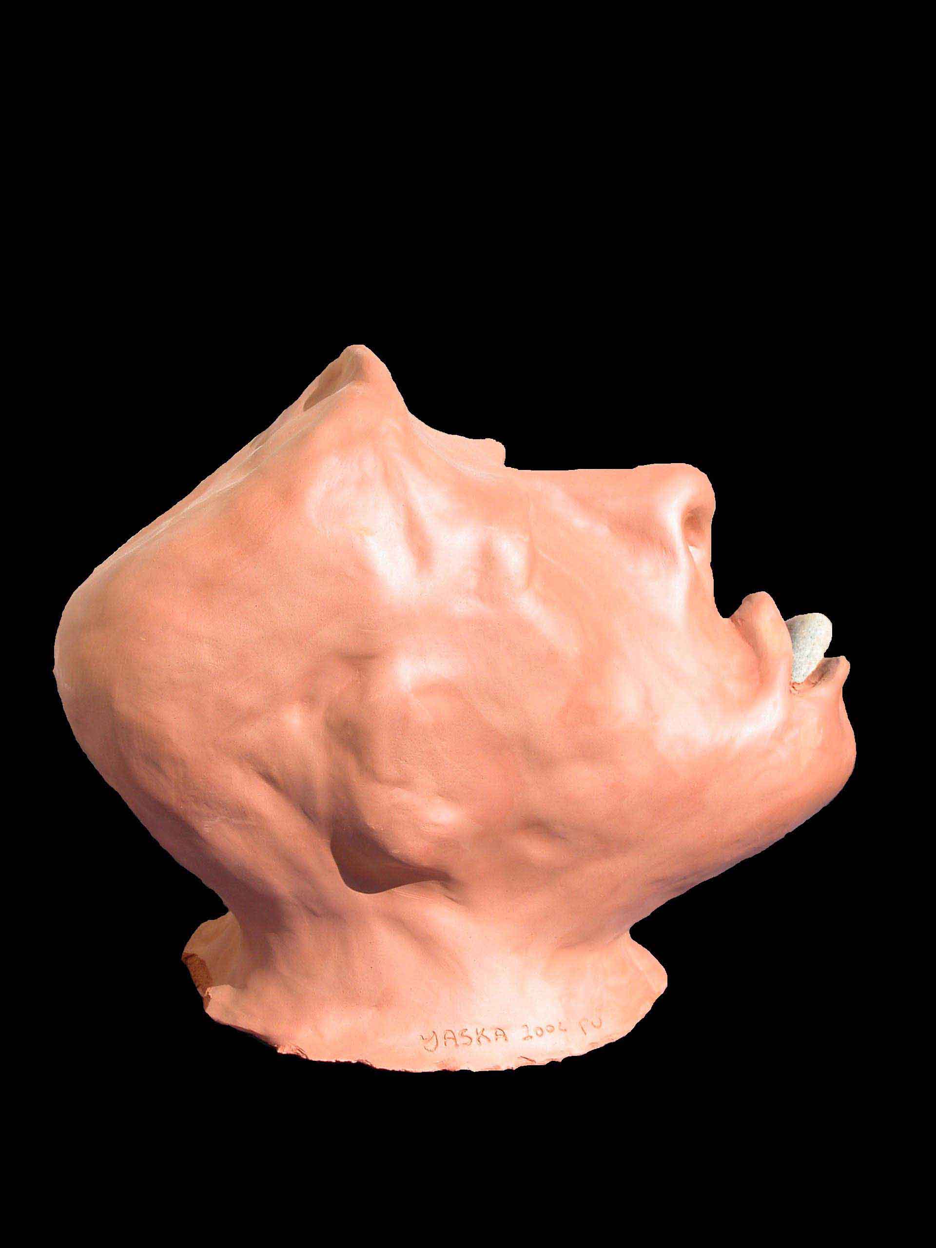 Yann Raufaste - Mangeur de Pierre - 30 cm - 2003 - Modelage Yann Raufaste - Mangeur de Pierre - 30 cm - 2003 - Modelage