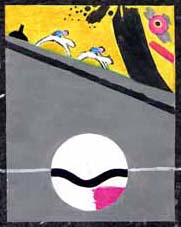 BARBARA DE BRUNHOFF - Le Temps. 60x50cm 2007. Acrylique BARBARA DE BRUNHOFF - Le Temps. 60x50cm 2007. Acrylique