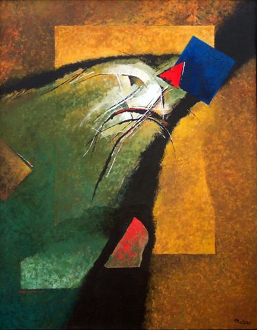 MAGDALENA MALER - Voyage au fond de la m?moire - 146 X 114 cm Acrylique sur toile MAGDALENA MALER - Voyage au fond de la m?moire - 146 X 114 cm Acrylique sur toile