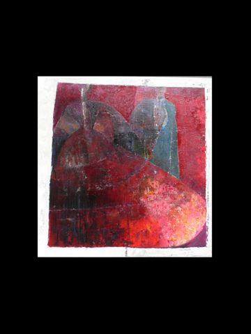 CHANTAL SPENDER - Grand bal, 60x60, 2007, huile sur toile CHANTAL SPENDER - Grand bal, 60x60, 2007, huile sur toile