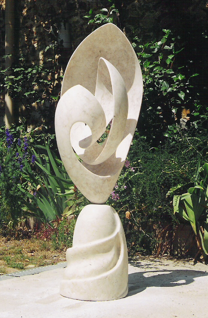 Philippe Manuel MERCIER - floralie , 130cm, 2005, taille directe Philippe Manuel MERCIER - floralie , 130cm, 2005, taille directe