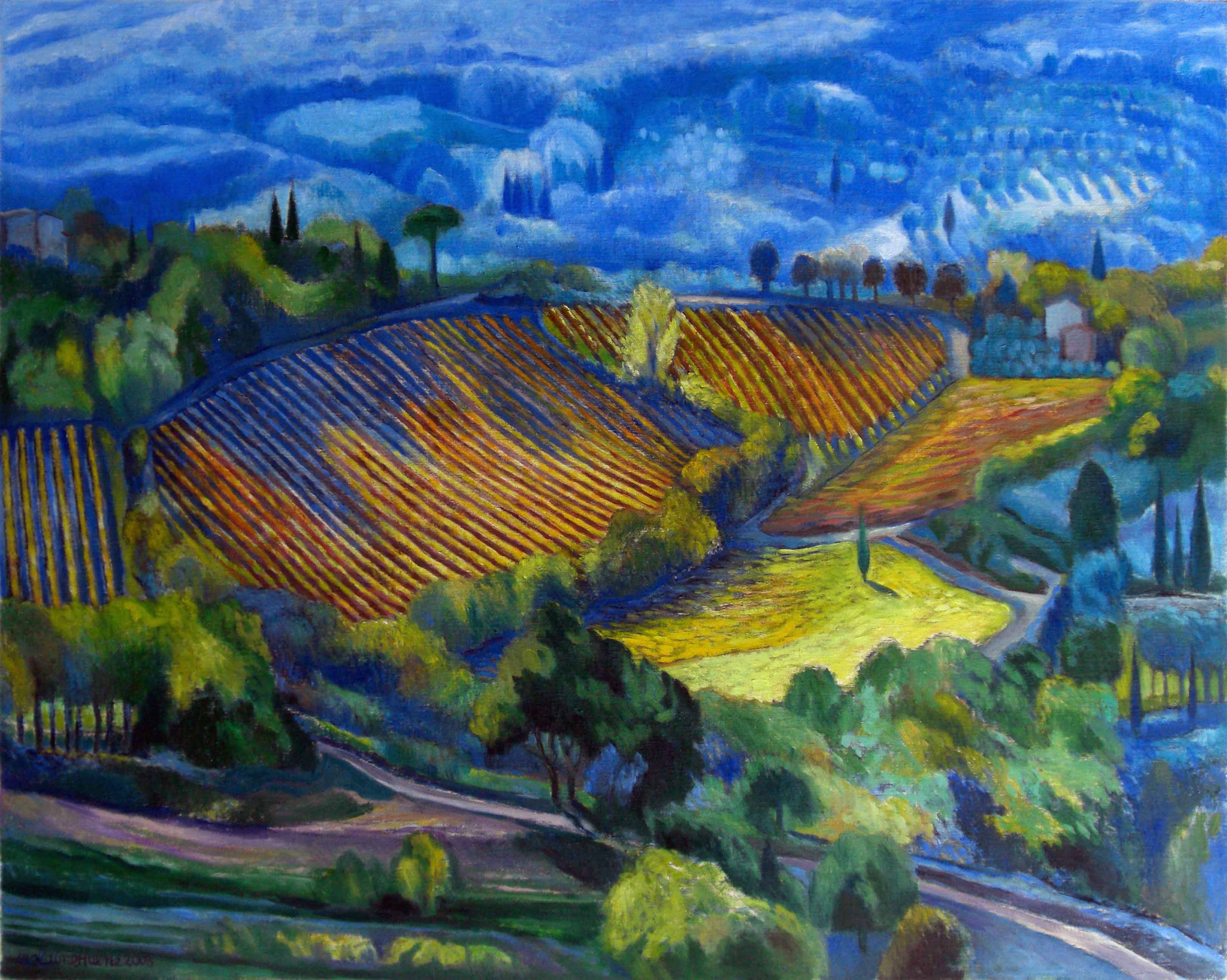 VIOLAINE HULNE - Light reflection - 81X65cm - 2008 - oil on canvas VIOLAINE HULNE - Light reflection - 81X65cm - 2008 - oil on canvas