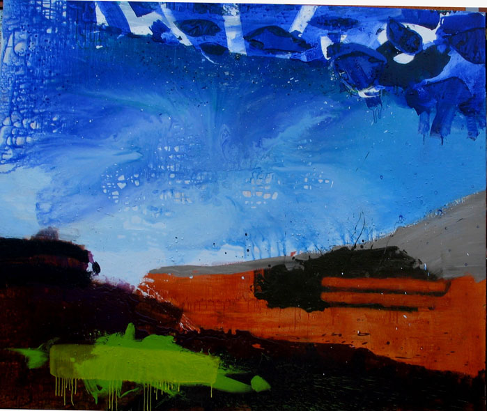 Robert Delafosse - le mesnil N?2 (195x162) 2007 acrylique sur toile Robert Delafosse - le mesnil N?2 (195x162) 2007 acrylique sur toile