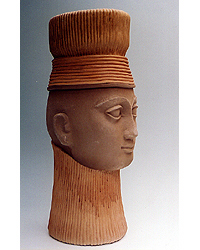 ELISABETH CHAUVENET - MANGBETU 50 cm 2006 c?ramique ELISABETH CHAUVENET - MANGBETU 50 cm 2006 c?ramique