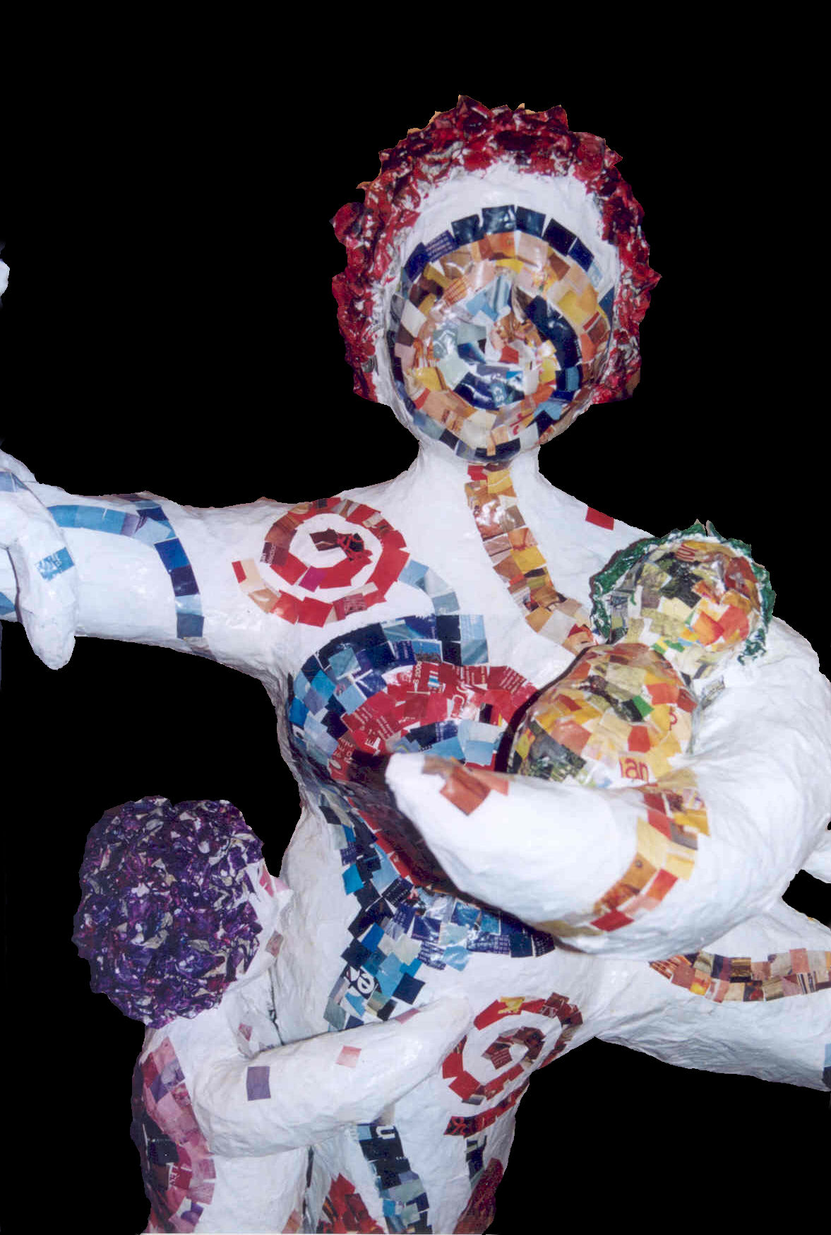 Natacha Ricque - Mamamia, 150 x 120 cm, 2005, papier mâché Natacha Ricque - Mamamia, 150 x 120 cm, 2005, papier mâché
