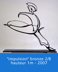 philippe GIRARD - impulsion - 1m- 2007- bronze 2/8 philippe GIRARD - impulsion - 1m- 2007- bronze 2/8
