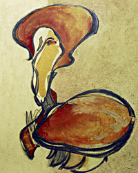 philippe GIRARD - gueuled'amour- toile huile 50x50cm serie de 40 toiles philippe GIRARD - gueuled'amour- toile huile 50x50cm serie de 40 toiles