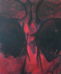 sarah schmitz - 2007, huile sur toile. 100 x 81. sarah schmitz - 2007, huile sur toile. 100 x 81.