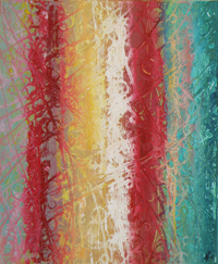AURELIE PERRET - Vivre en mouvement, 10F, 2008, acrylique AURELIE PERRET - Vivre en mouvement, 10F, 2008, acrylique