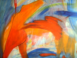 Bruno BRIATTE - Calin maillard,100x100,2007,acrylique sur toile Bruno BRIATTE - Calin maillard,100x100,2007,acrylique sur toile