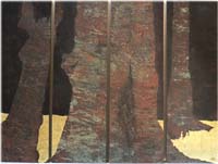 CONSTANCE FULDA - Etape IV 1m 20 x 1m 60.2007. Pigments CONSTANCE FULDA - Etape IV 1m 20 x 1m 60.2007. Pigments