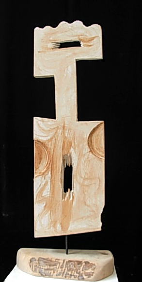 Pierre CARCAUZON - la condition de la femme dans le monde 2008 pierre de Brouchaud socle bois Pierre CARCAUZON - la condition de la femme dans le monde 2008 pierre de Brouchaud socle bois