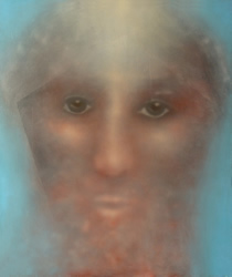 Michel DE CASO - Visage archétypal 2, 150x120cm, 2008, huile sur toile. Michel DE CASO - Visage archétypal 2, 150x120cm, 2008, huile sur toile.
