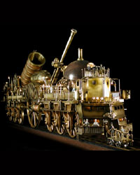 Jean-Pierre HARTMANN - La Machine, 170 x 55 x 30 cm., bronze, Sculpture à mouvement. Jean-Pierre HARTMANN - La Machine, 170 x 55 x 30 cm., bronze, Sculpture à mouvement.