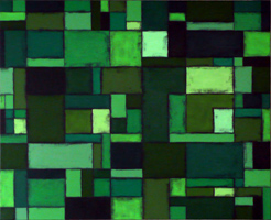 Isabelle BLANCHARD - Végétalisation 04 - acrylique sur toile - 100 x 81 cm - 2008 Isabelle BLANCHARD - Végétalisation 04 - acrylique sur toile - 100 x 81 cm - 2008