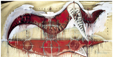 Antoni Bachur - Chaise Longue,100x200cm,2000,l'huile sur plexi Antoni Bachur - Chaise Longue,100x200cm,2000,l'huile sur plexi