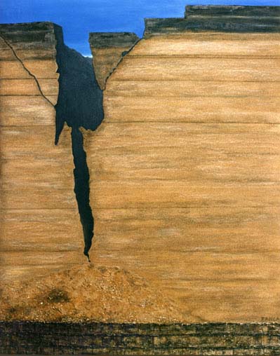 nadine ZANCA - la faille,399x508,2006,mixte nadine ZANCA - la faille,399x508,2006,mixte