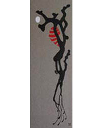 William E - Enfantement - 30 x 60 cm - 2008 - Huile sur toile William E - Enfantement - 30 x 60 cm - 2008 - Huile sur toile