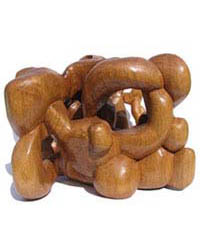 William E - L'excru - 26 x 30 x 26 cm - 2005 - Sculpture en chêne William E - L'excru - 26 x 30 x 26 cm - 2005 - Sculpture en chêne