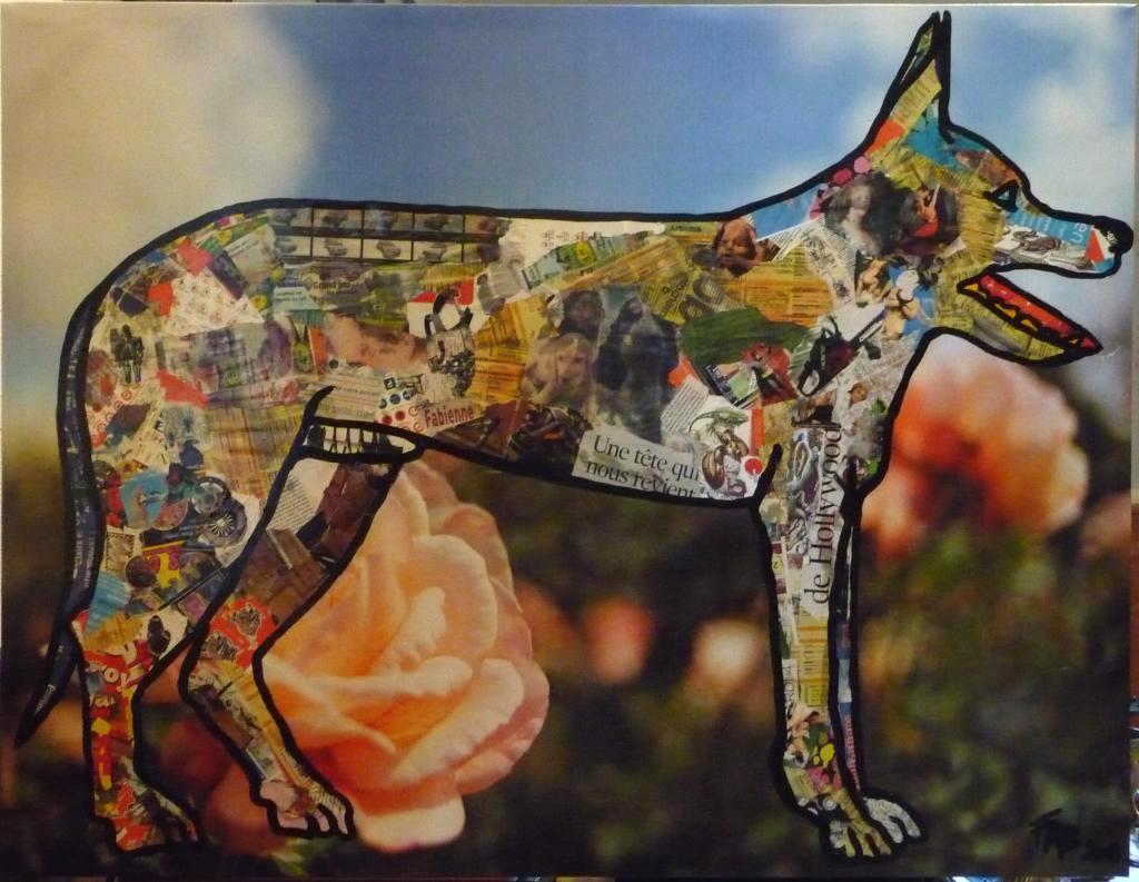Fabienne Mandron - le destin des Objets.2000.. Acrylique sur toile. 65 X 54. Fabienne Mandron - le destin des Objets.2000.. Acrylique sur toile. 65 X 54.