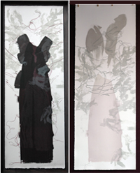 Martine DE BAECQUE - lithographies 114cm/48cm. Martine DE BAECQUE - lithographies 114cm/48cm.