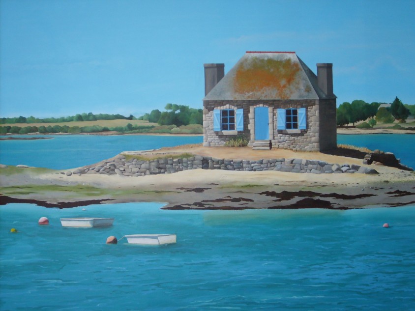 Charlotte FONCK - 2,20x2,40m 2007 Détail d'un panoramique acrylique sur toile Charlotte FONCK - 2,20x2,40m 2007 Détail d'un panoramique acrylique sur toile