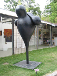 FRANCK TURZO - Le grand Voyageur -2m50 résine bronze 2005 FRANCK TURZO - Le grand Voyageur -2m50 résine bronze 2005