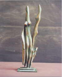 Alberto VON FACH - Daphnée n°3, 35 cm de hauteur et 12cm de largeur, ann?e 1992, bronze Alberto VON FACH - Daphnée n°3, 35 cm de hauteur et 12cm de largeur, ann?e 1992, bronze
