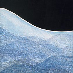 Liliane GAUTRET-VIENNEY - Nocturne - huile sur toile - 0,80 x 0,80 m - 2002 Liliane GAUTRET-VIENNEY - Nocturne - huile sur toile - 0,80 x 0,80 m - 2002