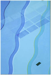 Liliane GAUTRET-VIENNEY - onde 4358K - acrylique sur toile - 146 x 114 cm -1994 Liliane GAUTRET-VIENNEY - onde 4358K - acrylique sur toile - 146 x 114 cm -1994