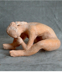 Charles PASINO - SUZANNE, 25 cm, 2004, terre cuite Charles PASINO - SUZANNE, 25 cm, 2004, terre cuite
