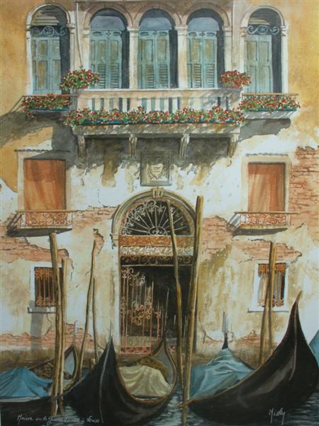 Jean-Marie MISSLEN - Venise - 40 x 50 cms - 2008 - aquarelle Jean-Marie MISSLEN - Venise - 40 x 50 cms - 2008 - aquarelle