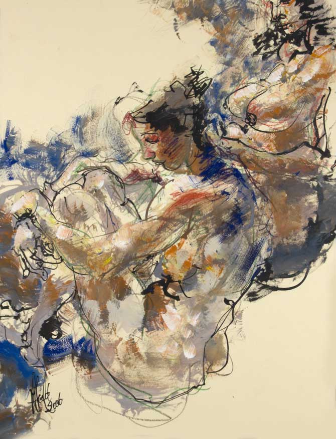 Miguel ALCALA - Sans titre 02 -2007-lavis, gouache et encres sur papier Miguel ALCALA - Sans titre 02 -2007-lavis, gouache et encres sur papier