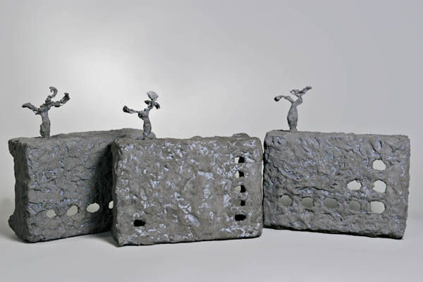 Catherine COLIN - Pomone. Techniques mixtes. 90 cm.2005 Catherine COLIN - Pomone. Techniques mixtes. 90 cm.2005