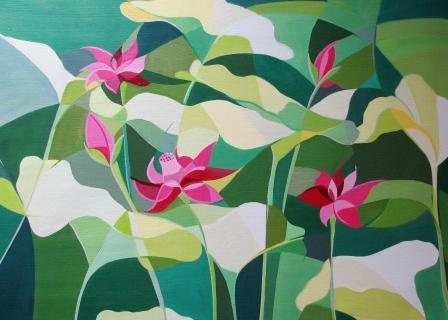 Lara Meissirel - Une parmis tant d'autres - 2008 - 130 x 90 cm- Huile sur toile Lara Meissirel - Une parmis tant d'autres - 2008 - 130 x 90 cm- Huile sur toile