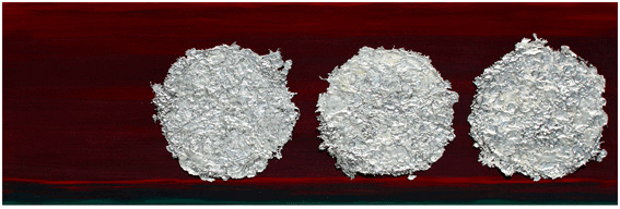 Isabelle JAUFFRET dit Iota - SUSPENSION. toile 40x 120, technique mixte : métaux fondus sur toile. Isabelle JAUFFRET dit Iota - SUSPENSION. toile 40x 120, technique mixte : métaux fondus sur toile.