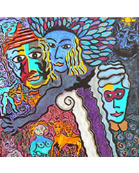 max blumberg - Cuba libre, 80x80cms,2007, acrylique sur toile max blumberg - Cuba libre, 80x80cms,2007, acrylique sur toile