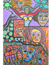 max blumberg - Obama, 50x70 cms, 50x70 cms, acrylique sur toile max blumberg - Obama, 50x70 cms, 50x70 cms, acrylique sur toile